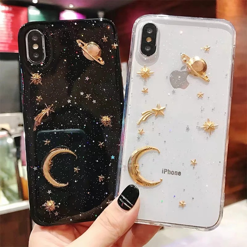 Чехол-накладка для iPhone 6 6s 7 8 Plus 10 11 12 Mini Pro X XS XR Max SE силиконовый с блестками |