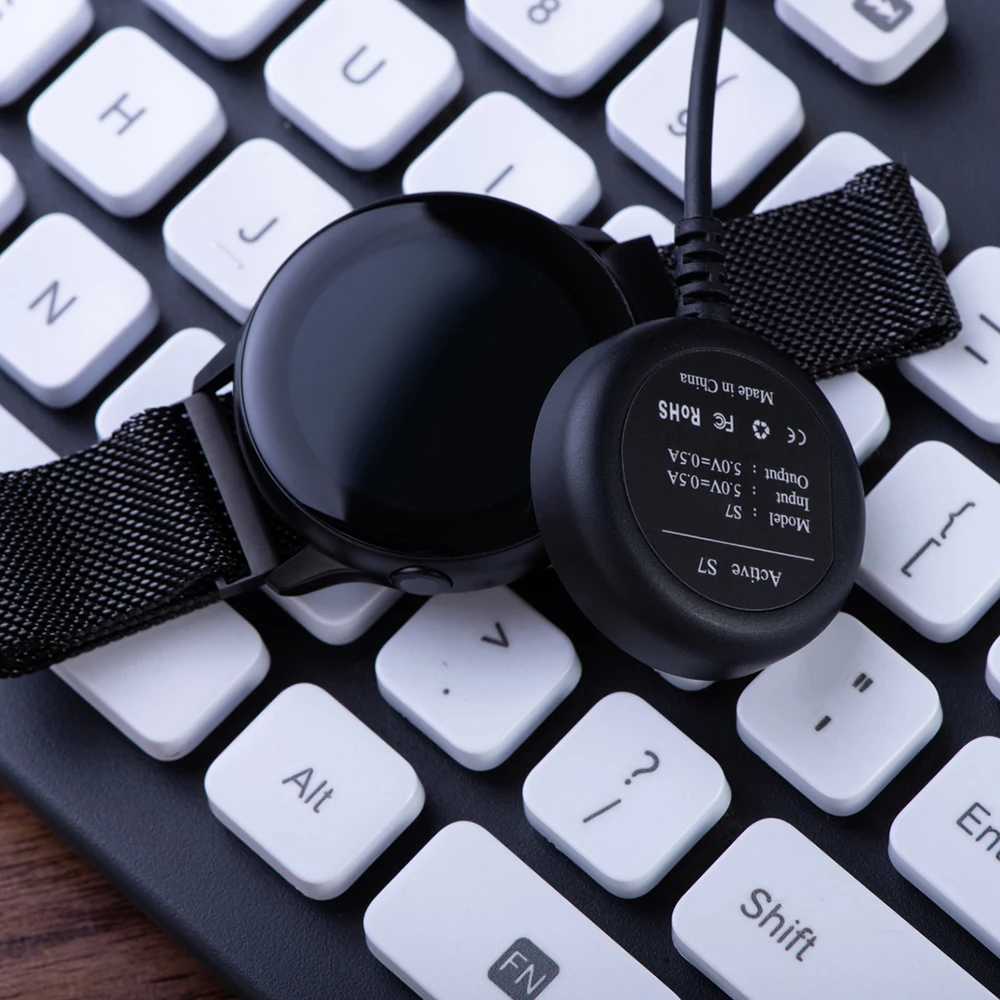 USB быстрое зарядное устройство кабель провод зарядное устройство для Galaxy Watch Active 2 usb зарядная док-станция Беспроводное зарядное устройство Колыбель Смарт-часы аксессуары