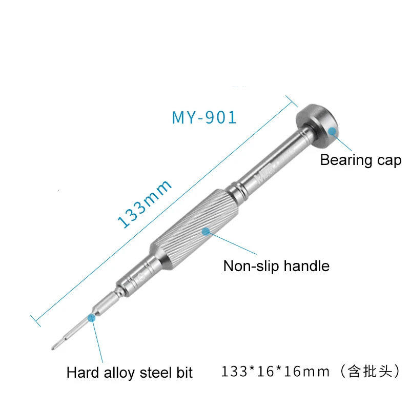 

MY-901 Precision Antirust Screwdriver kit for iPhone Repair Opening Tools Phone Screen Replacement Tool Antdriver Screwdriver