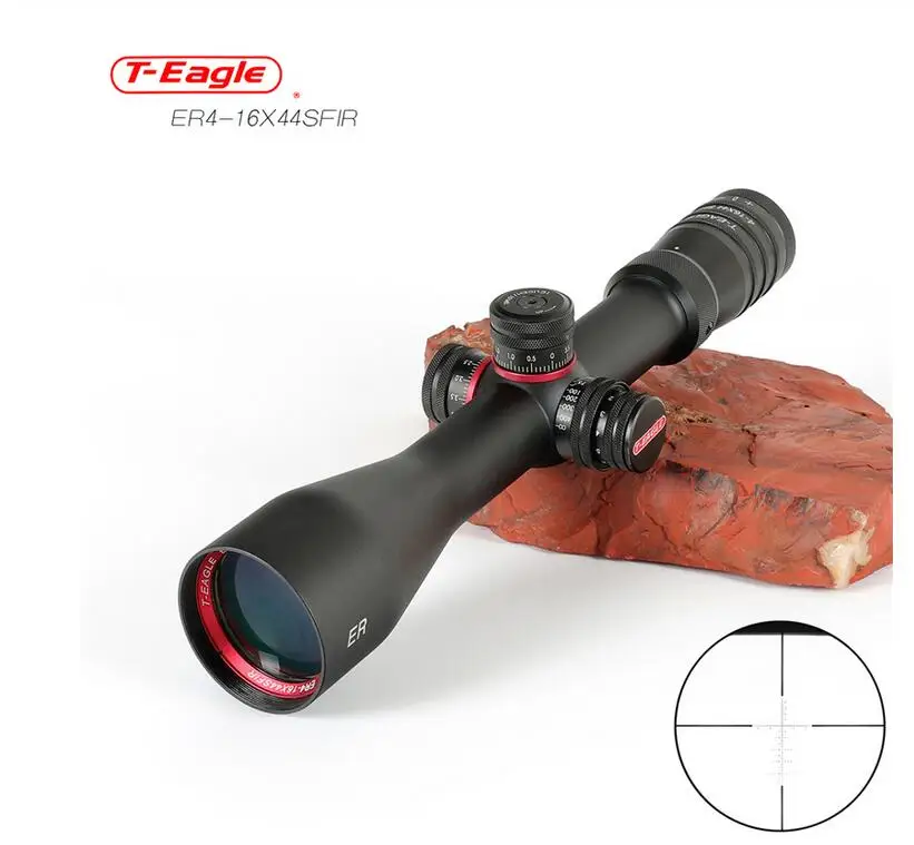 Тактический рифескоп T Eagle ER 5 20x50 SFIR снайперская охотничья оптика обзор huntinggun