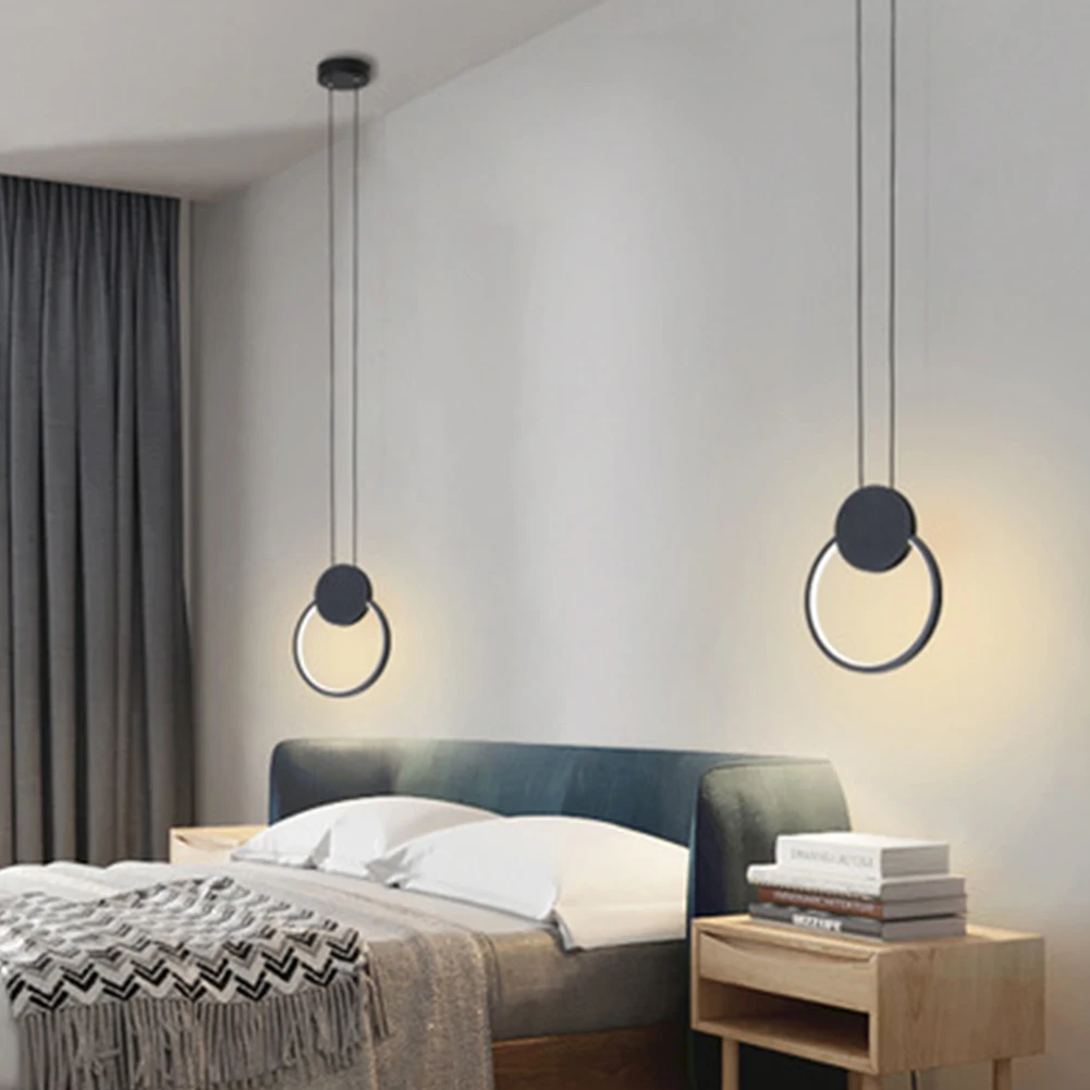 

LED Chandeliers Light Morden Industrial Sytle 220V For Bedroom Living Room Hanging Droplight Decoration Adjust Light