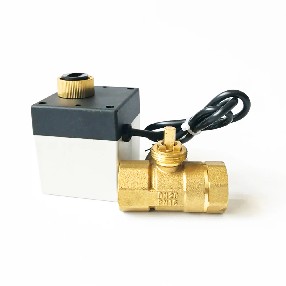 Электрический шаровой кран с 3 портами 3/4 дюйма контрольных провода