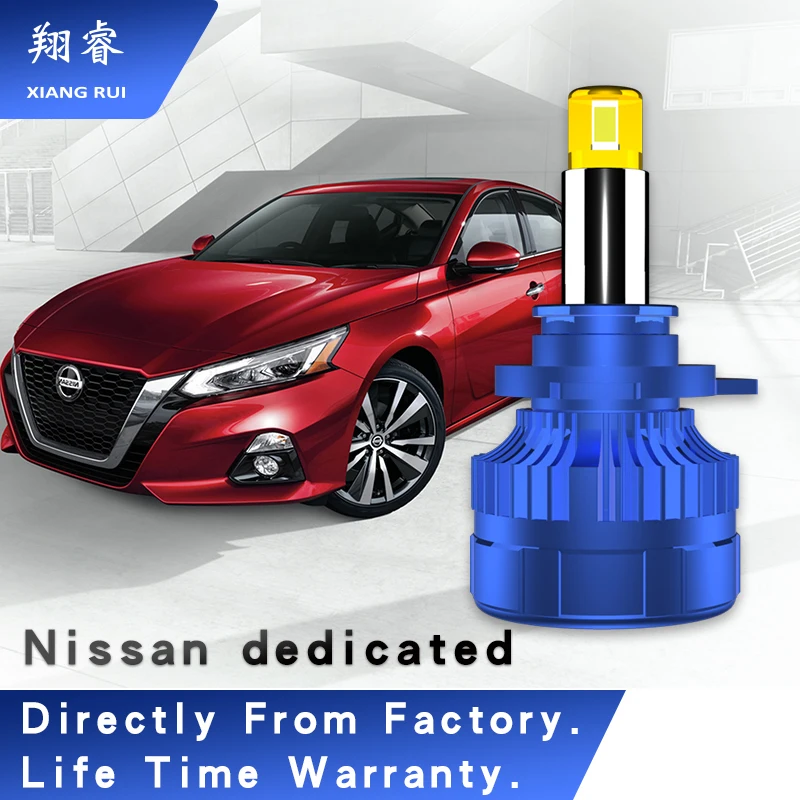 XR для Nissan автомобильные светодиодный ные фары 120 Вт 4300 лм 6000K H8 9 11 Противотуманные