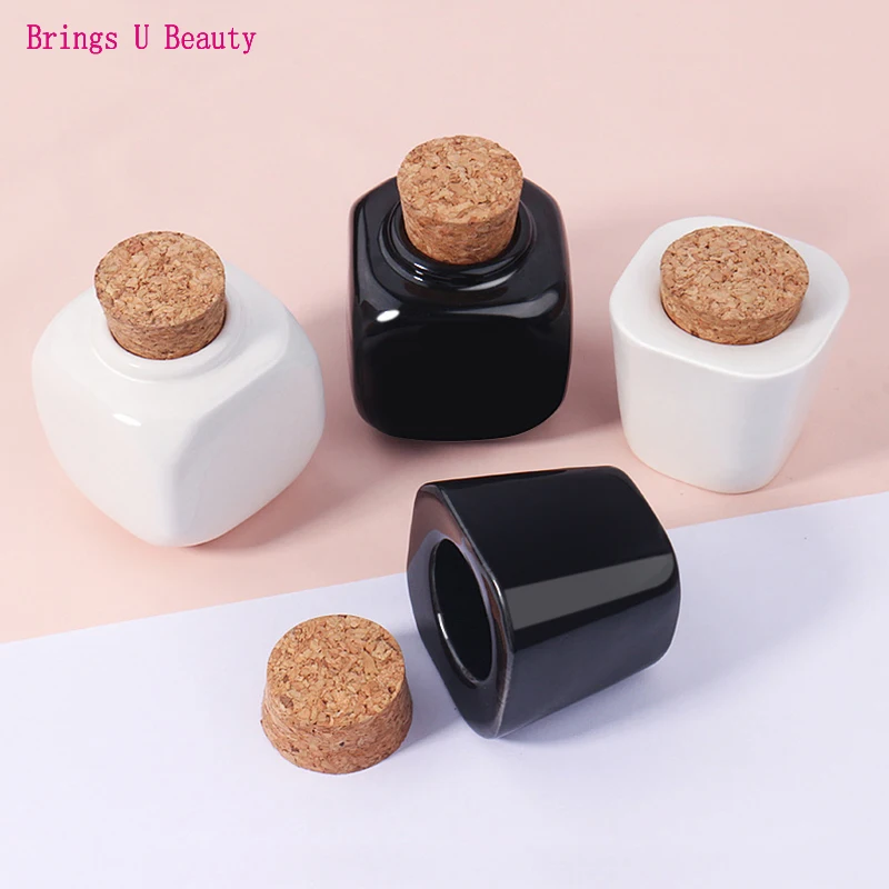 1 шт. Профессиональный фарфоровый материал белый/черный цвет дизайн ногтей