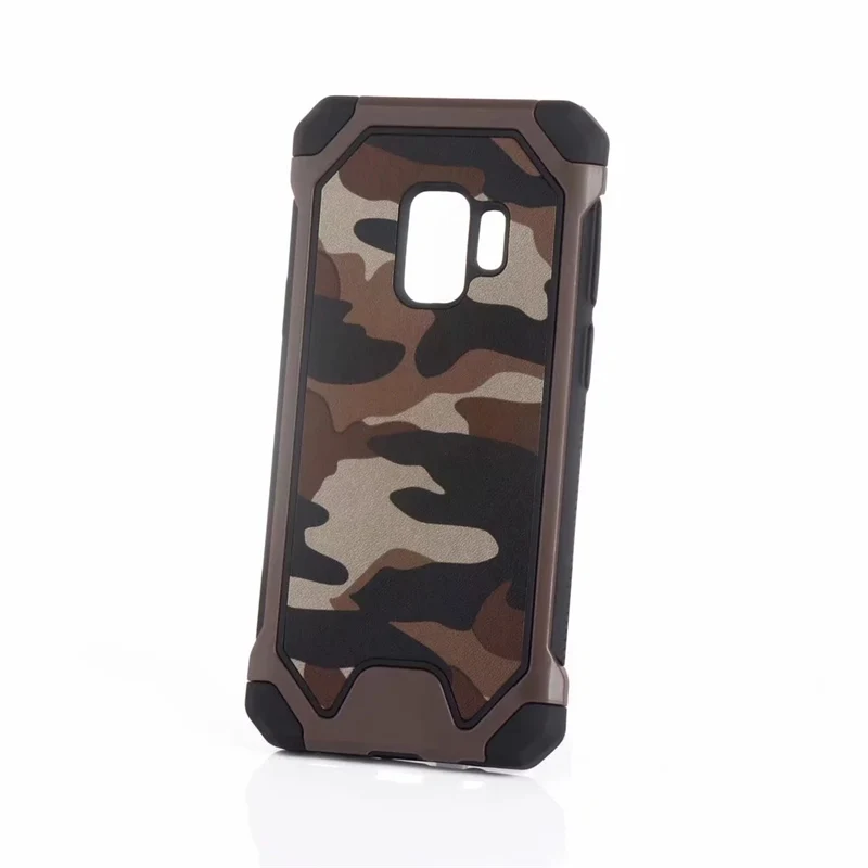 Brown NFH смешанный Армейский Камуфляж Броня чехол для samsung Galaxy S9 S9 Plus S10 Lite S10 Plus A30 A40 50 A70 A6 Plus силиконовый чехол - Цвет: Brown