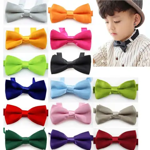 Детские однотонные галстуки-бабочки; Свадебные аксессуары; Подарочный галстук-бабочка; Новинка; Оптовая продажа; CA43