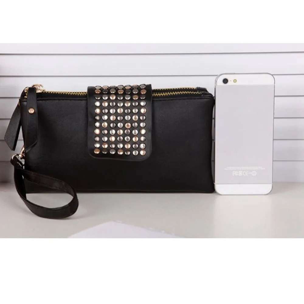 Женский клатч сумочки кошельки из искусственной кожи сумки на молнии с