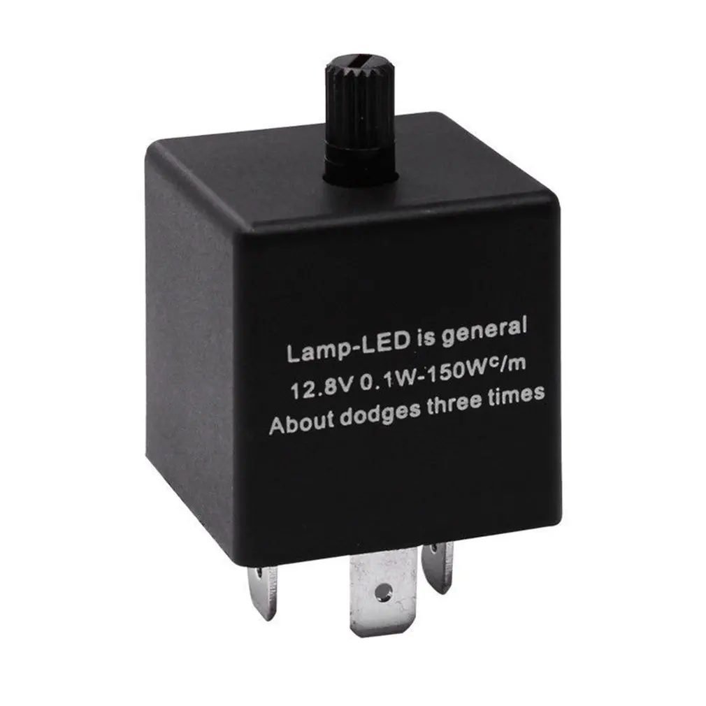 

Adjustable Frequency Flashers Car Motorcycle Universal Waterproof Relay With LED Turn Signal Light