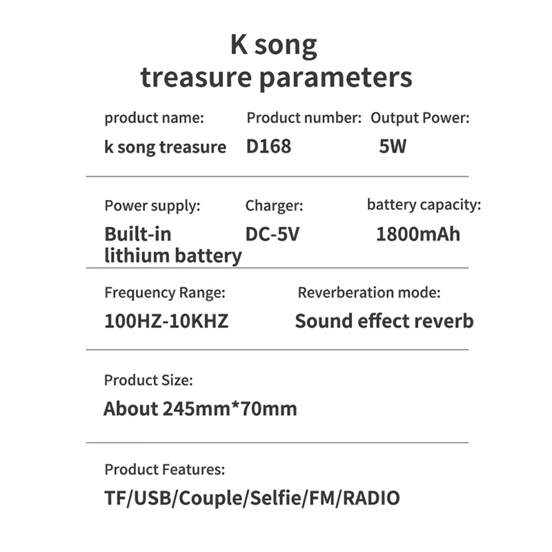 

HOT-Bluetooth Wireless Handheld Microphone Speaker Music Player Singing Recorder Mic for KTV Party Karaoke