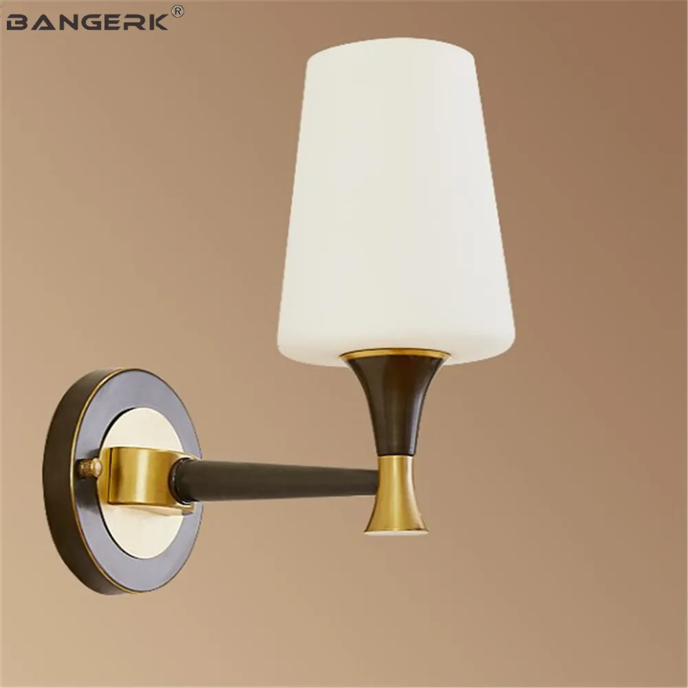 Декор Лофт латунные настенные светильники светодиодный современные медные