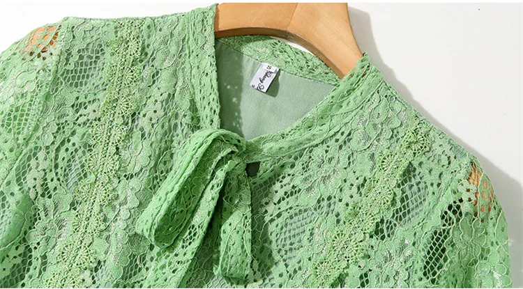 

New 2020Spring Sexy Hollowing out Lace Dress Work Casual Slim Fashion Evening Party Dresses Women Embroidery Dresses Vestidos