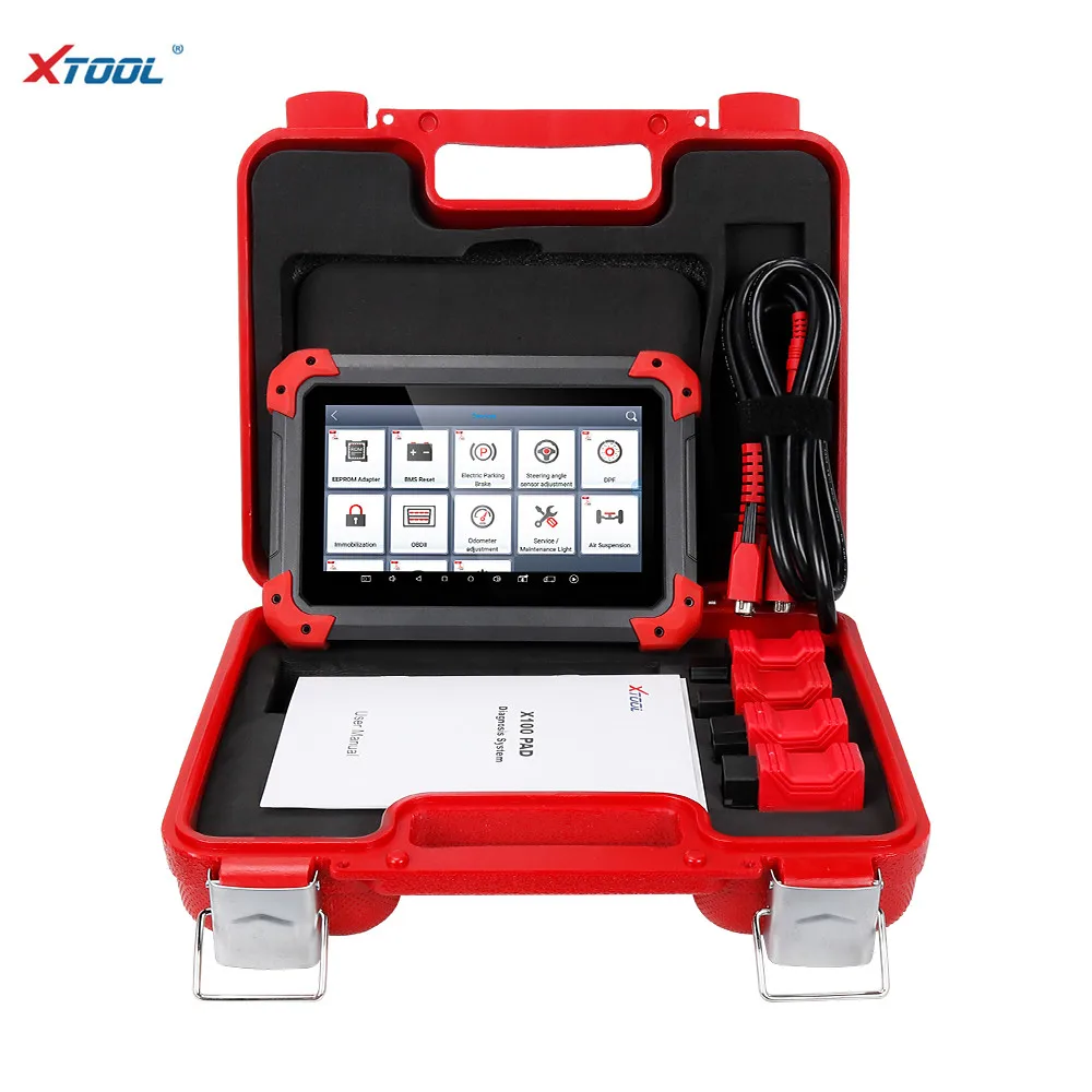 

Программатор для ключей XTOOL X100 PAD, профессиональный Автомобильный сканер OBD2, диагностический инструмент, настройка одометра, обновленный он...