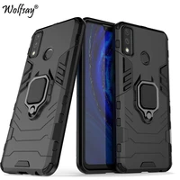 for huawei y8s case shockproof armor magnetic suction stand full edge cover for huawei y8s case cover for huawei y8s 6 5 inch