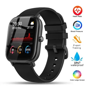 P8 smart watch men women ip67 waterproof fitness tracker sport heart rate monitor full touch smartwatch for amazfit gts xiaomi 1 Item image
