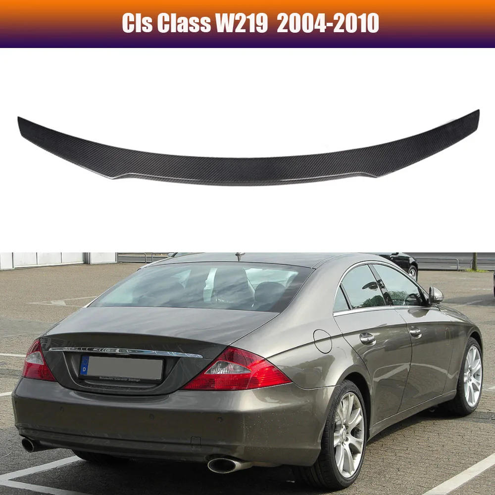 

Carbon Fiber Car Trunk Boot Wings Spoiler For Mercedes-Benz W219 CLS C219 CLS280 CLS55 2004-2010