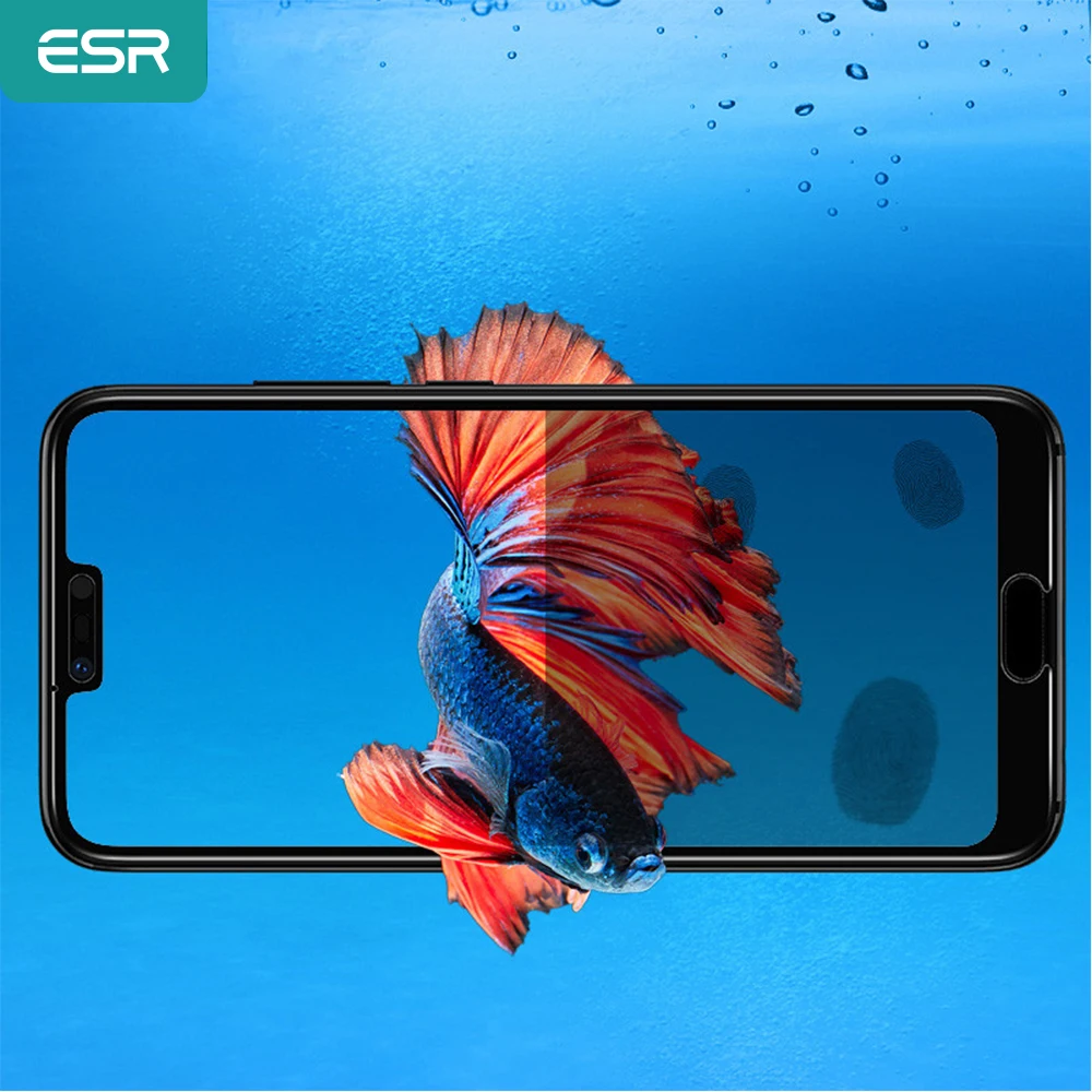 Для Huawei Honor 10 закаленное стекло ESR 3X усиленное полное покрытие Защита экрана для
