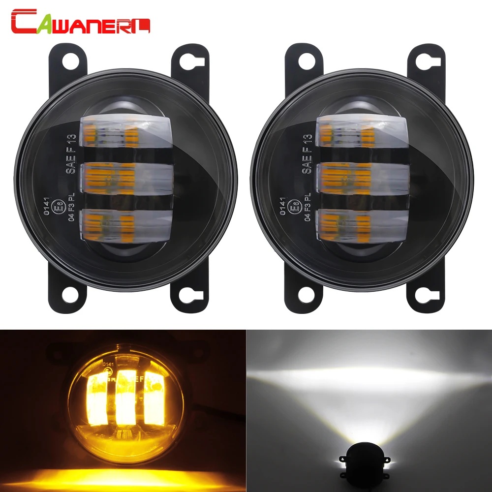 2 Pieces LED Fog Light 30W 6000LM Car Front Bumper DRL Lamp For Mazda Lincoln Scion Dacia Duster Solenza Sandero Logan | Автомобили и