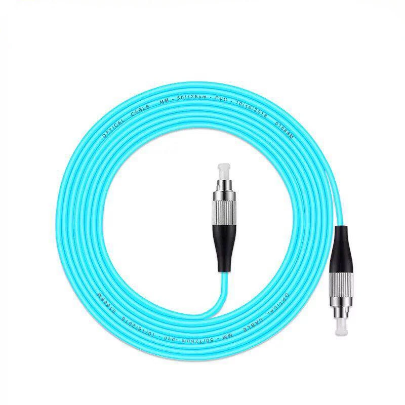 

5PCS/lot FC/UPC -FC/UPC OM3 Fiber Optic Patch Cord 10G 50/125 Fiber Cable Multimode Simplex Optical JumperFree Shipping