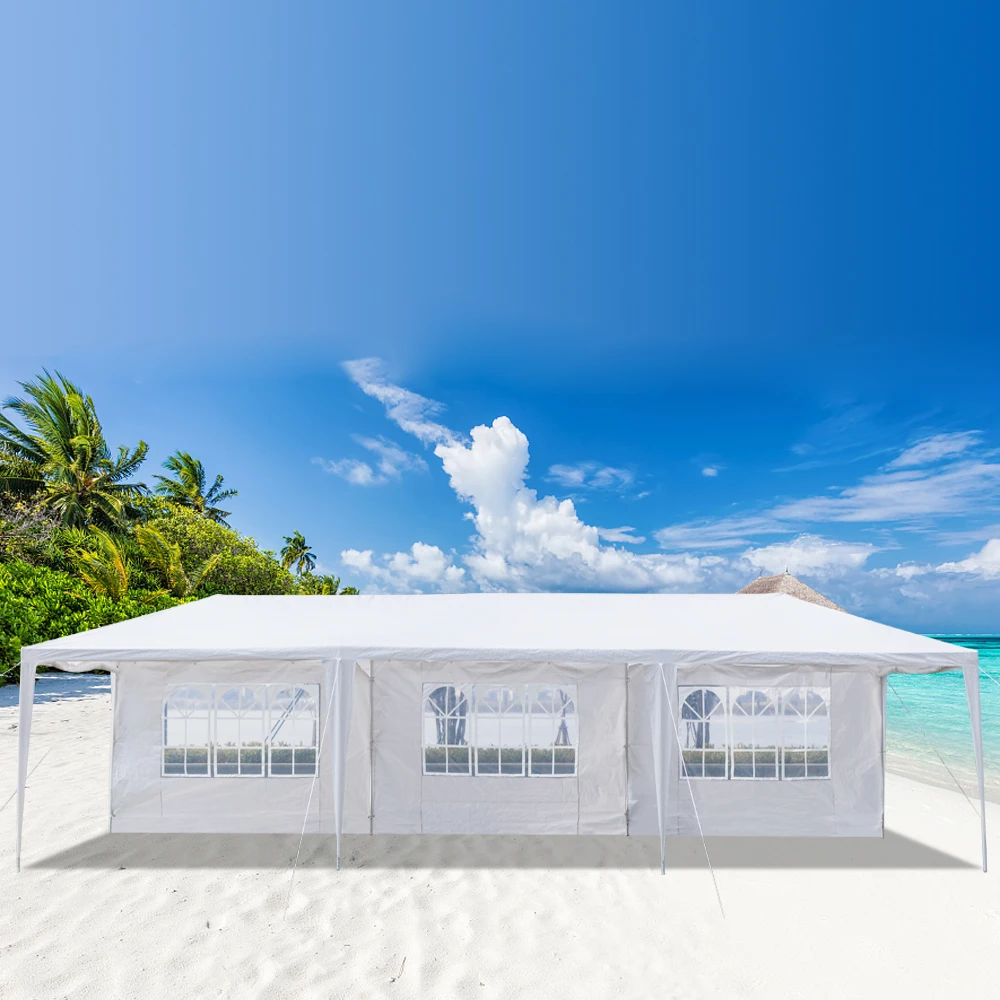 売る 屋外用スパイラルチューブ付き防水テント,3x9m,5サイドテント,ガゼボ,ヘビーデューティー,イベント倉庫