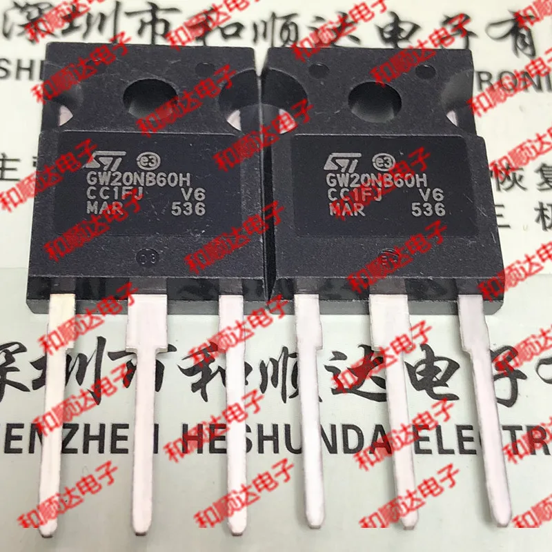 Оригинальный Новый/2 шт./GW20NB60H STGW20NB60H TO 247 600V 20A|Транзисторы| |