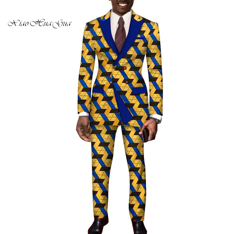 Комплект из 2 предметов для мужчин комплект в африканском стиле Комплекты фут