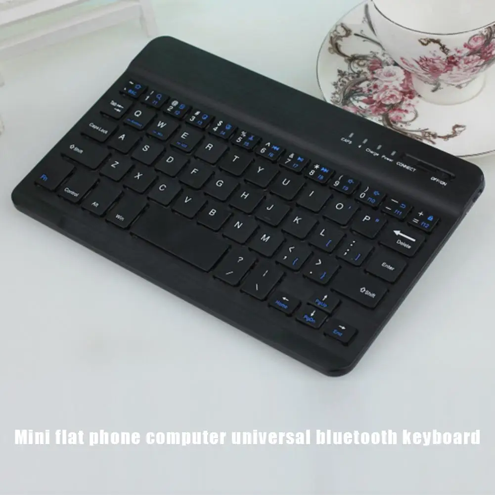 Беспроводная перезаряжаемая клавиатура Bluetooth 7 дюймов портативная легкая