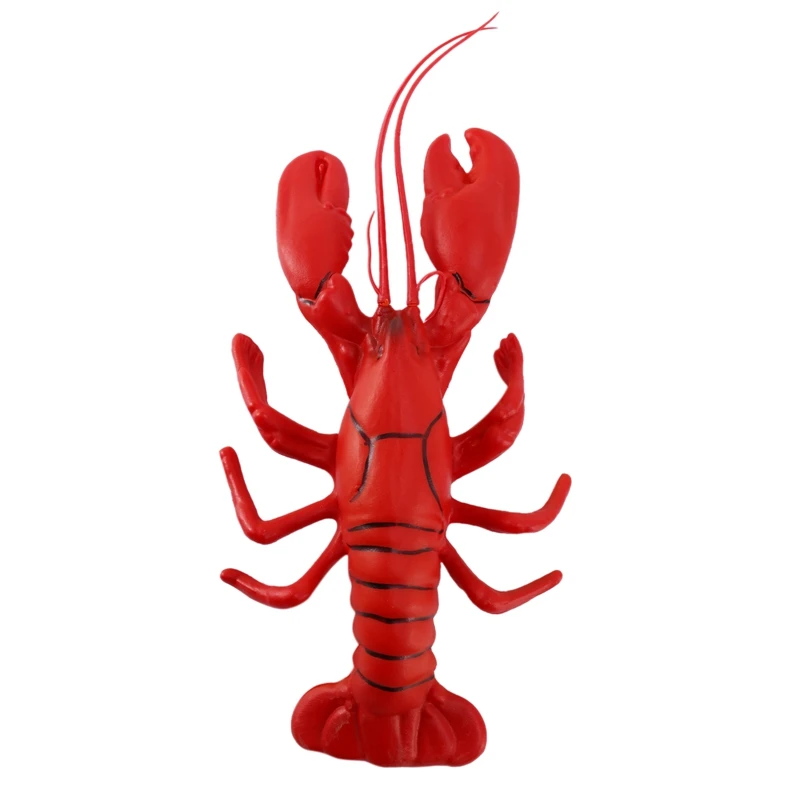 

12 x 5 inch Big Fake Lobster Model for Dispaly Artificial Marine Animals Decoration