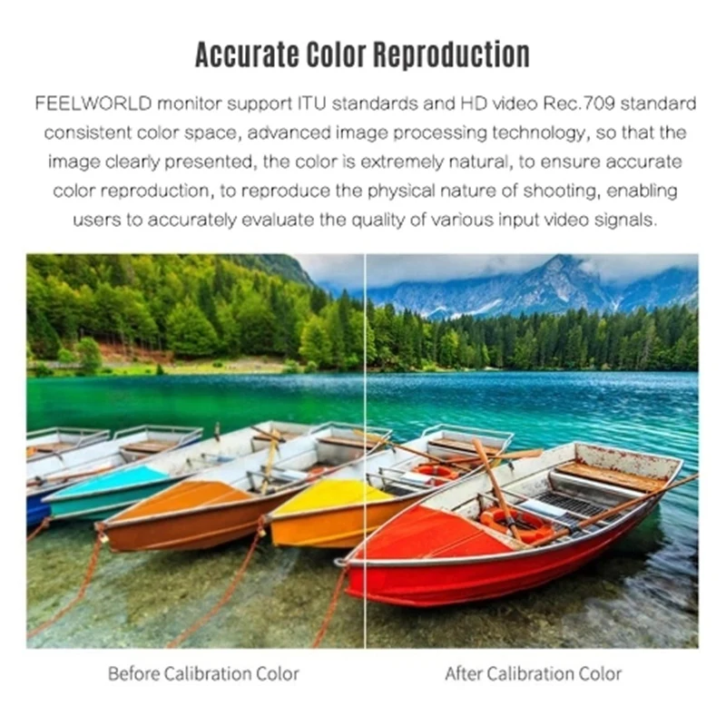 FEELWORLD FW703 7 дюймов 4K на камеру видео монитор IPS Full HD камера полевой 1920x1200 3G-SDI HDMI