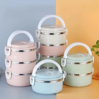 portable lunch box microwavable multi layer stainless steel leak proof thermal insulation lunch box outdoor kitchen tools