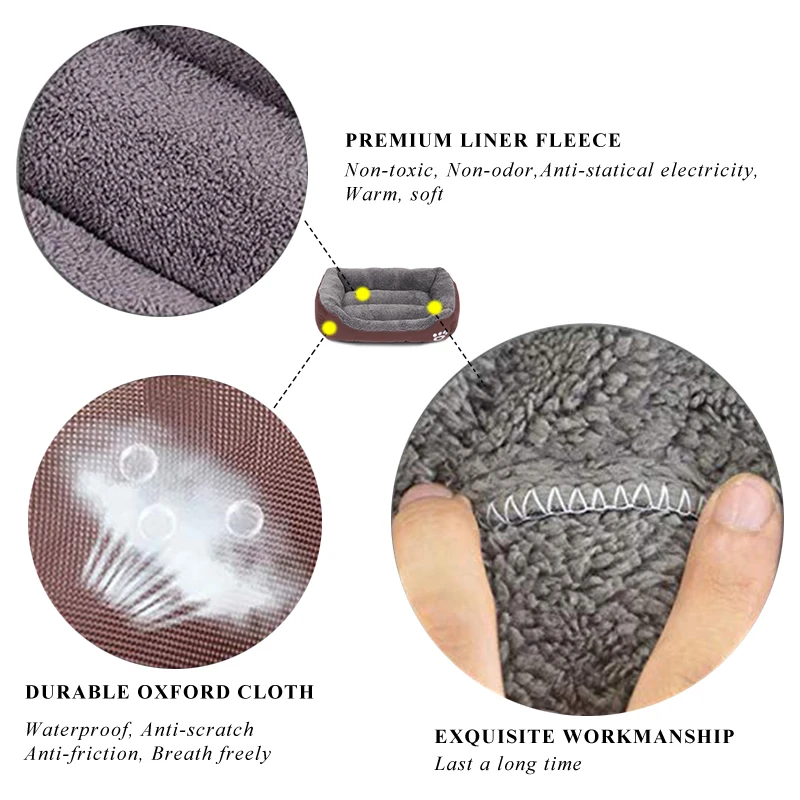 Подстилка для собак большого размера мягкая флисовая подстилка домашних