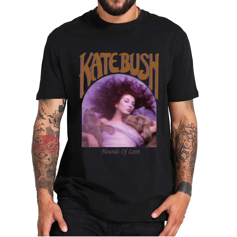Футболка Kate-Bush Hounds Of Love винтажный Британский экспериментальный топ с надписью Pop