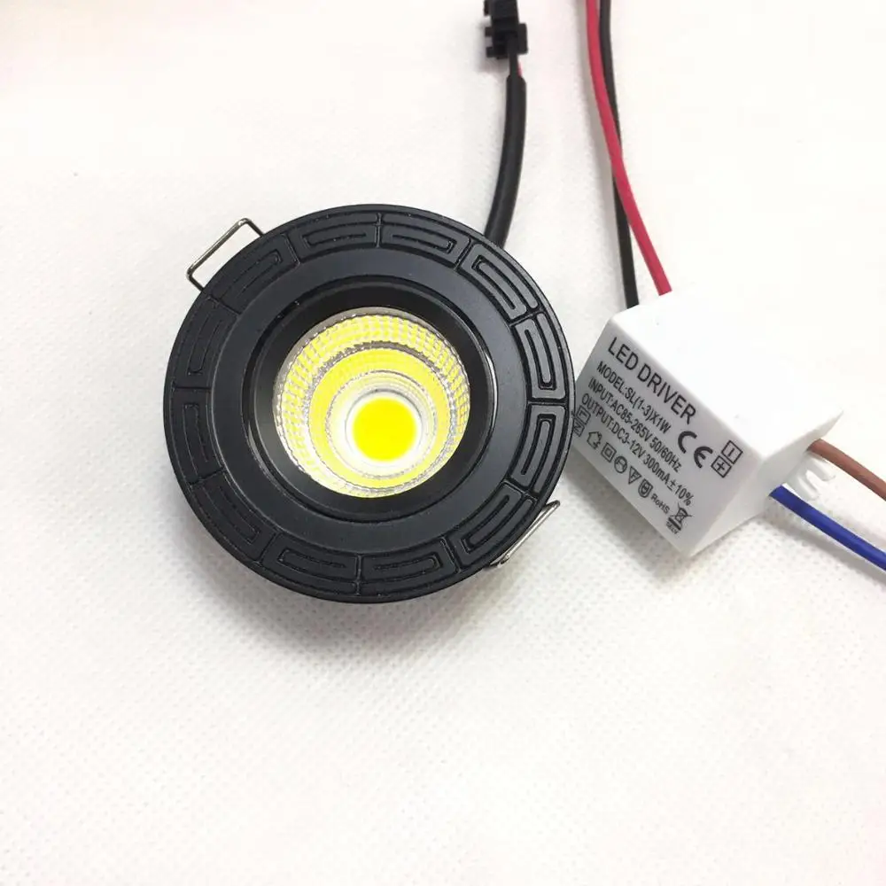 Приглушаемый Светодиодный точечный светильник 3 Вт 10 шт./лот с регулируемым шагом