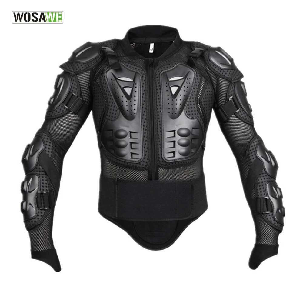 

WOSAWE Snowboard Skiing Skate Motorcycle Full Body Armor Protection Jackets Ski Cycle Chest Protective Gear Hip Pads Protector