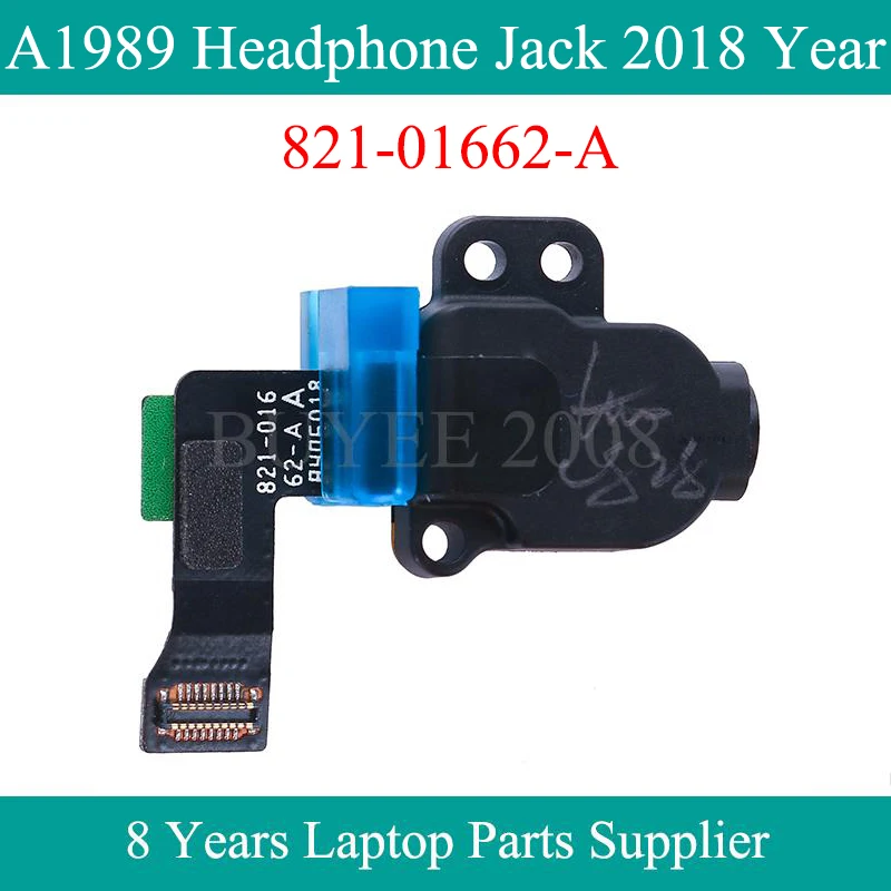

Оригинальный Новый A1989 разъем для наушников 821-01662-A 2018 год для Macbook Pro A1989 аудио Джек гибкий кабель 821-01662