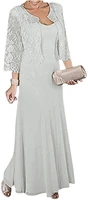 mother of the bride dresses long evening formal gowns lace jacket for women mother of the bride dresses plus size dress