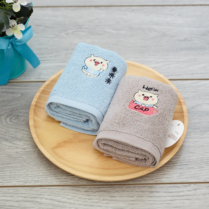 Полотенца прямоугольные из чистого хлопка многофункциональные Мультяшные