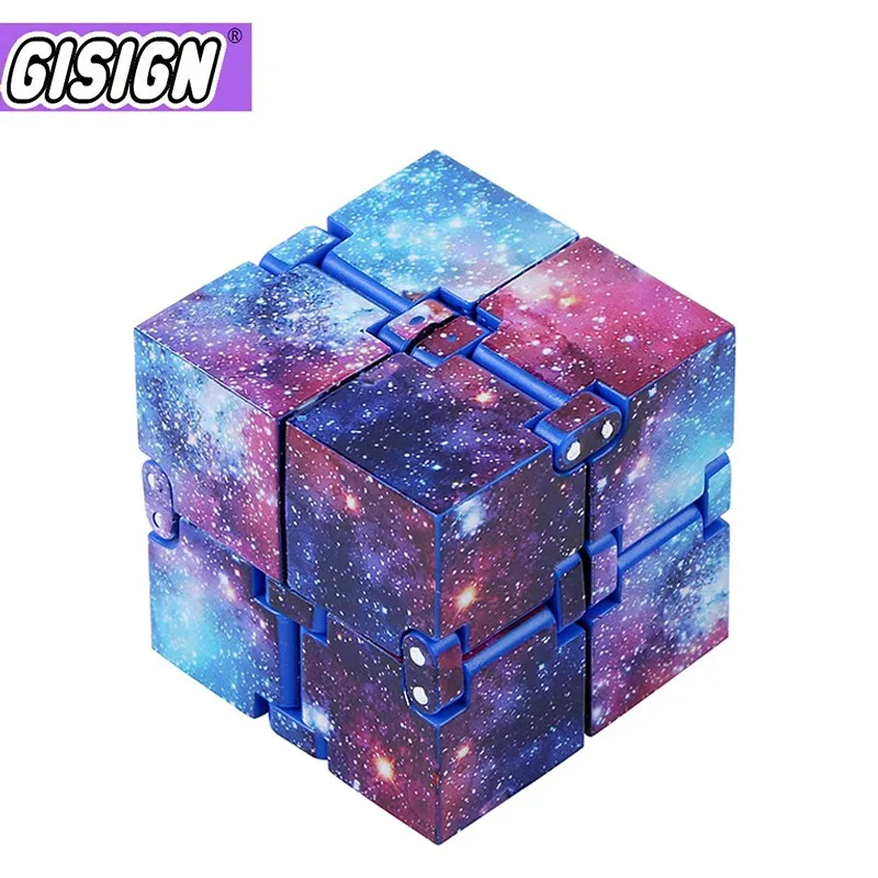 Magic Infinity Cube Hand Mini Toy Finger Anti Stress Relief Endless Cube Blocks for Children Kids Funny Gift Antistress Toys antistress infinite cube infinity cube magic cube block finger toy durable relaxing hand held toy for adult children relax toys