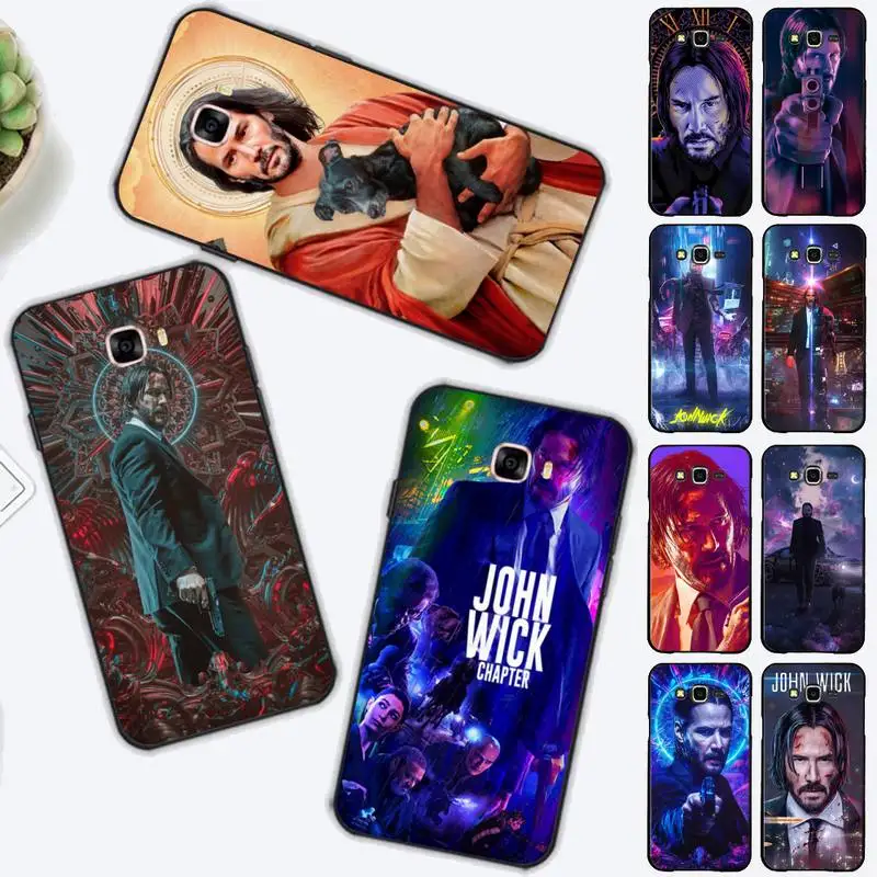 

Keanu reeves Saint John Wick Phone Case for Samsung J 2 3 4 5 6 7 8 prime plus 2018 2017 2016 core