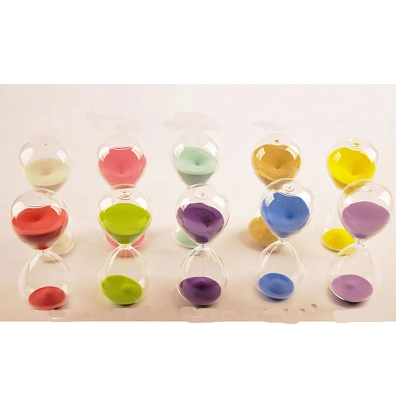 Часы с песочными часами креативные часы таймером песочниками чаепития подарок