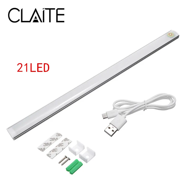 CLAITE USB 6 Вт Ночной свет DC 5 В в светодио дный 21 светодиодный затемненный
