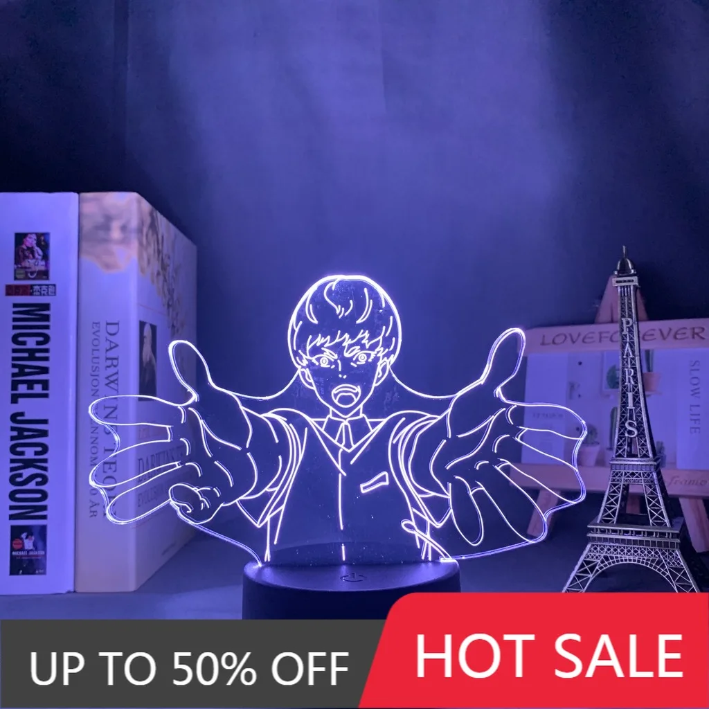 

Devilman Crybaby Anime Led Light for Bedroom Decor Birthday Gift Manga Night Lamp Devilman Crybaby