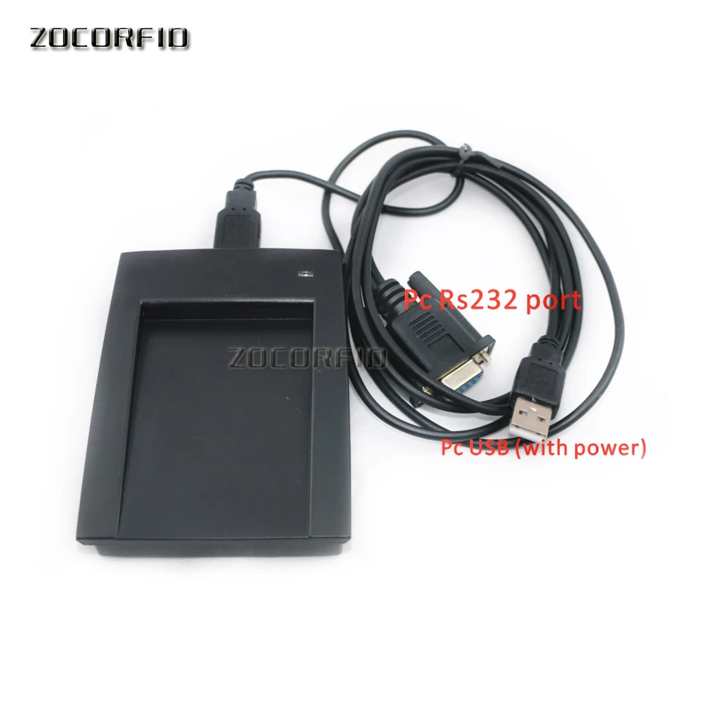 RS232 125 кГц RFID считыватель EM4100 идентификационный датчик смарт карт для контроля