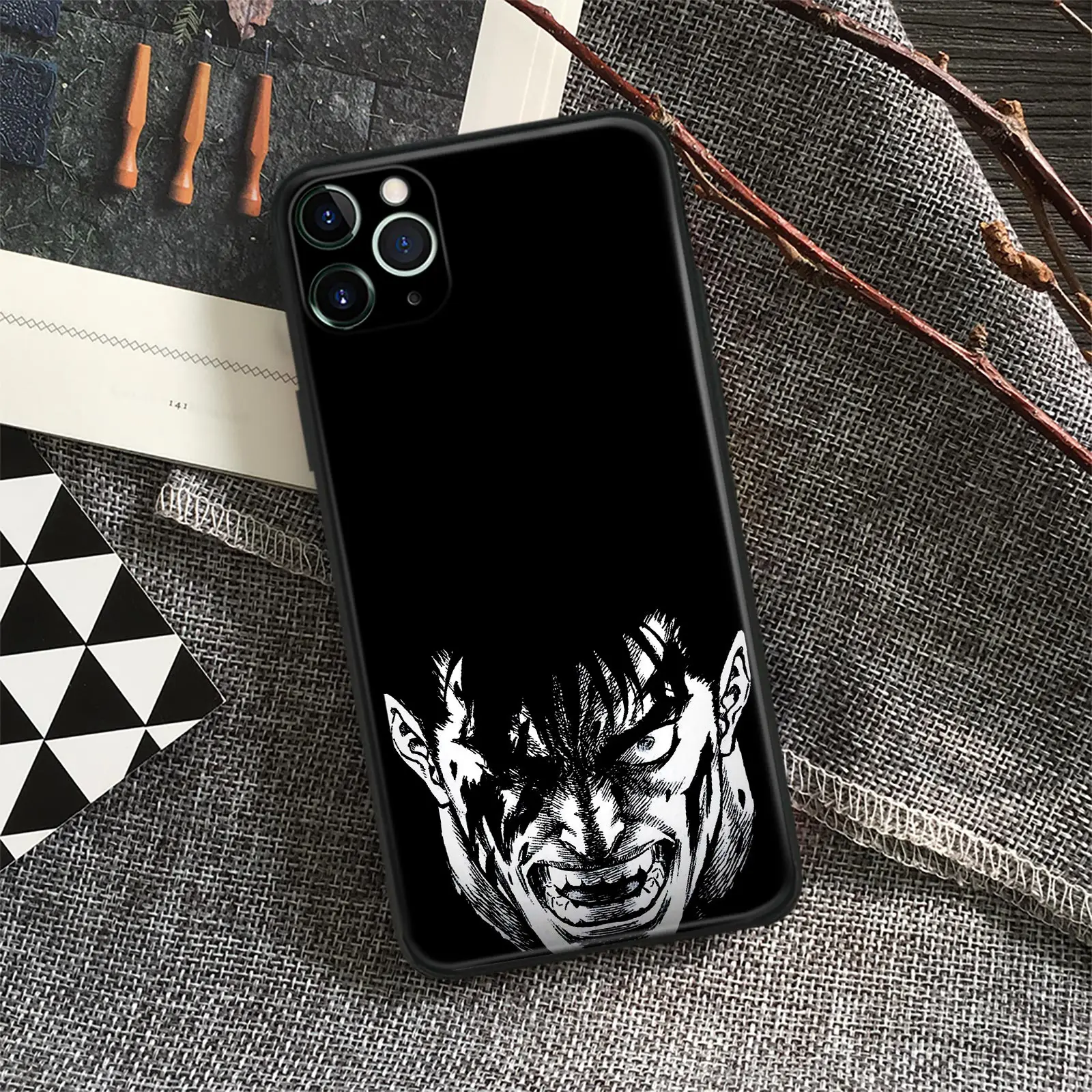 Силиконовый чехол Berserk для IPhone SE 6 7 8 Plus X XR XS 11 12 13 Mini Pro Max Sumsung