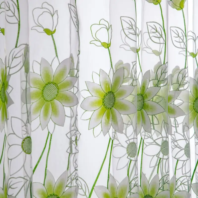 Напечатанные занавески на окна Z балконные выгорание кухонный продукт тюль