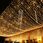 Рождественская гирлянда с мерцающими звездами, 100 м, 8 режимов, гирлянда для улицы, сада, Рождества, свадьбы, вечеринки, декоративная сказочная гирлянда, гирлянда