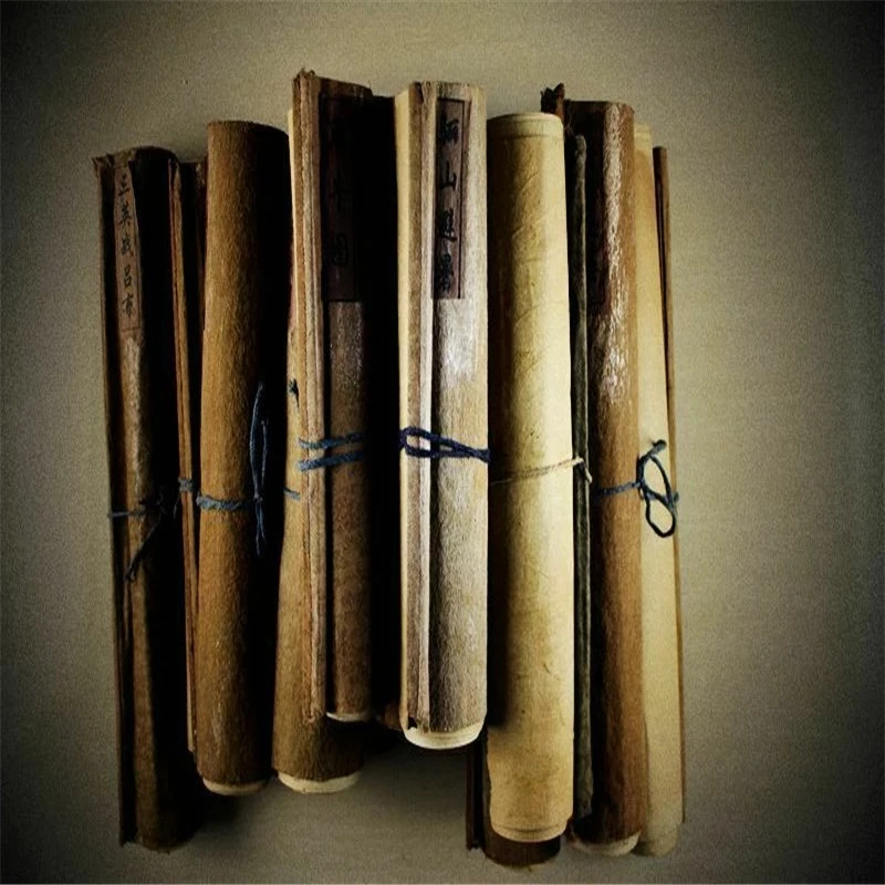 

Chinese Old Paper Figure Long Scroll Painting Eighty Seven Lmmortals