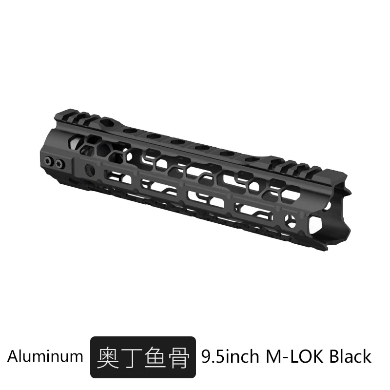 ODIN 9.5 M-LOK BK 9," 12,5" гелевый бластер свободный поплавок Keymod M-lok Handguard ODIN Rail для охоты тактический прицел крепление - Цвет: ODIN 9.5 M-LOK BK