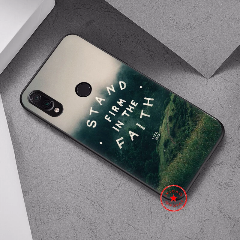Bible Verse Jesus Soft Case for Xiaomi Redmi Note 8 7 6 5 Pro 5A 4X Prime Silicone |