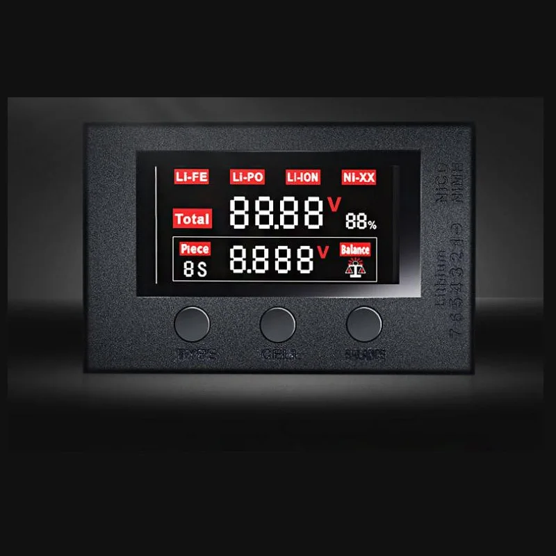 Тестер напряжения литий-полимерных батарей HotRc BX200 2-7S/низковольтный зуммер