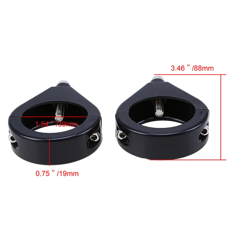 Кронштейн для вилки мотоцикла POSSBAY 41/39 мм Harley Cafe Racer Sportster MTB|brackets for lights|bracket mountbracket l